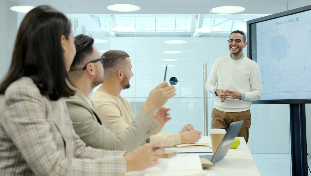 group business training session